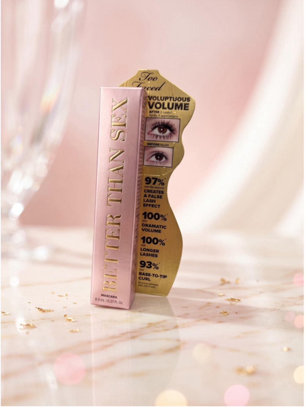 Too Faced Better Than Sex Mascara, Black - 0.27oz